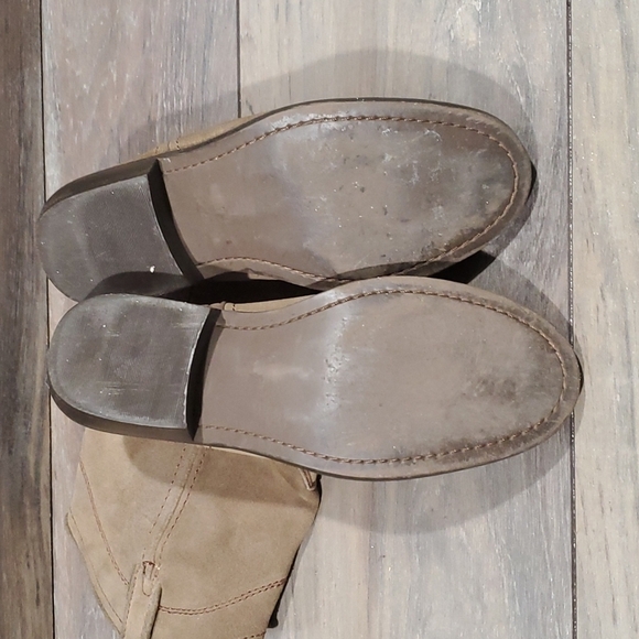 Steve Madden Lasoo leather Y2K shoes boots heels sz 7M - Picture 9 of 15